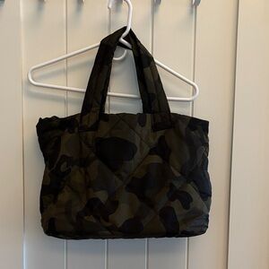 Camouflage Quilted Tote Bag
